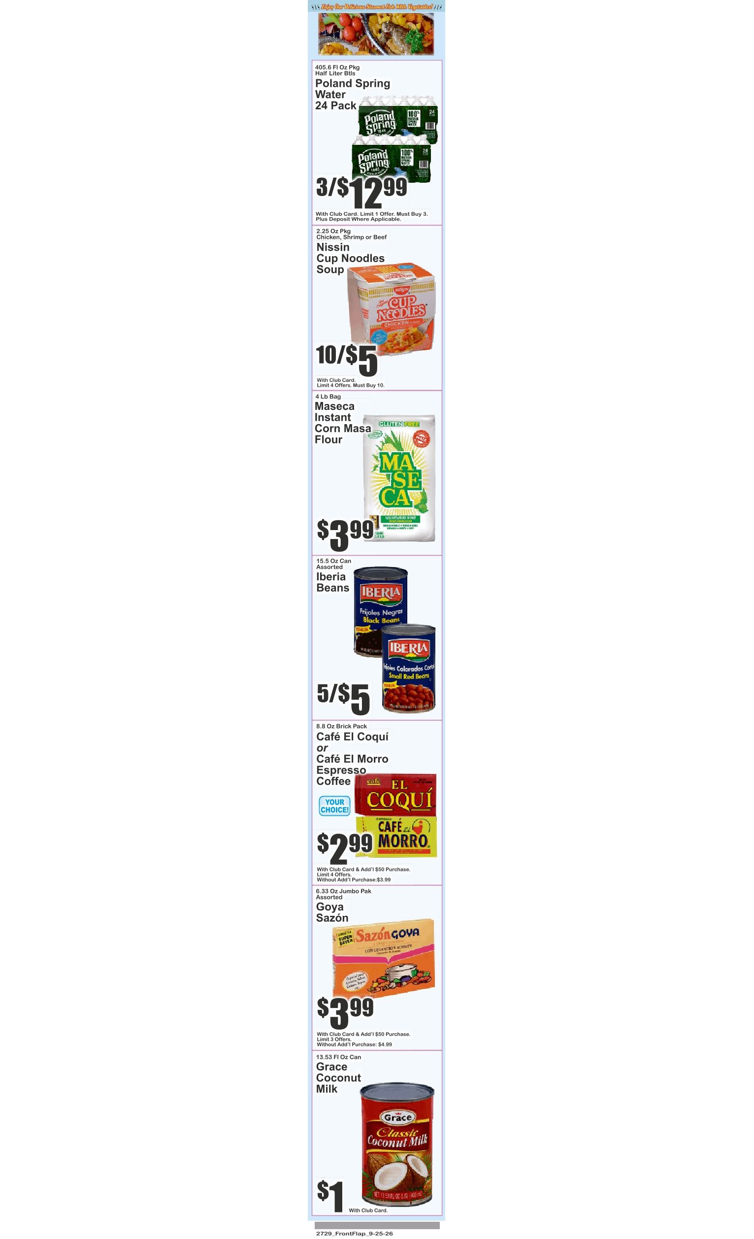 Golden Mango (2300 Randall Avenue, Bronx, NY) Key Food Weekly Ad September 25 - October 1, 2026