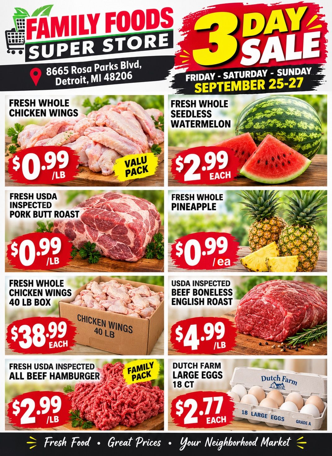 Family Foods SuperStore Weekly Ad September 25 - 27, 2026