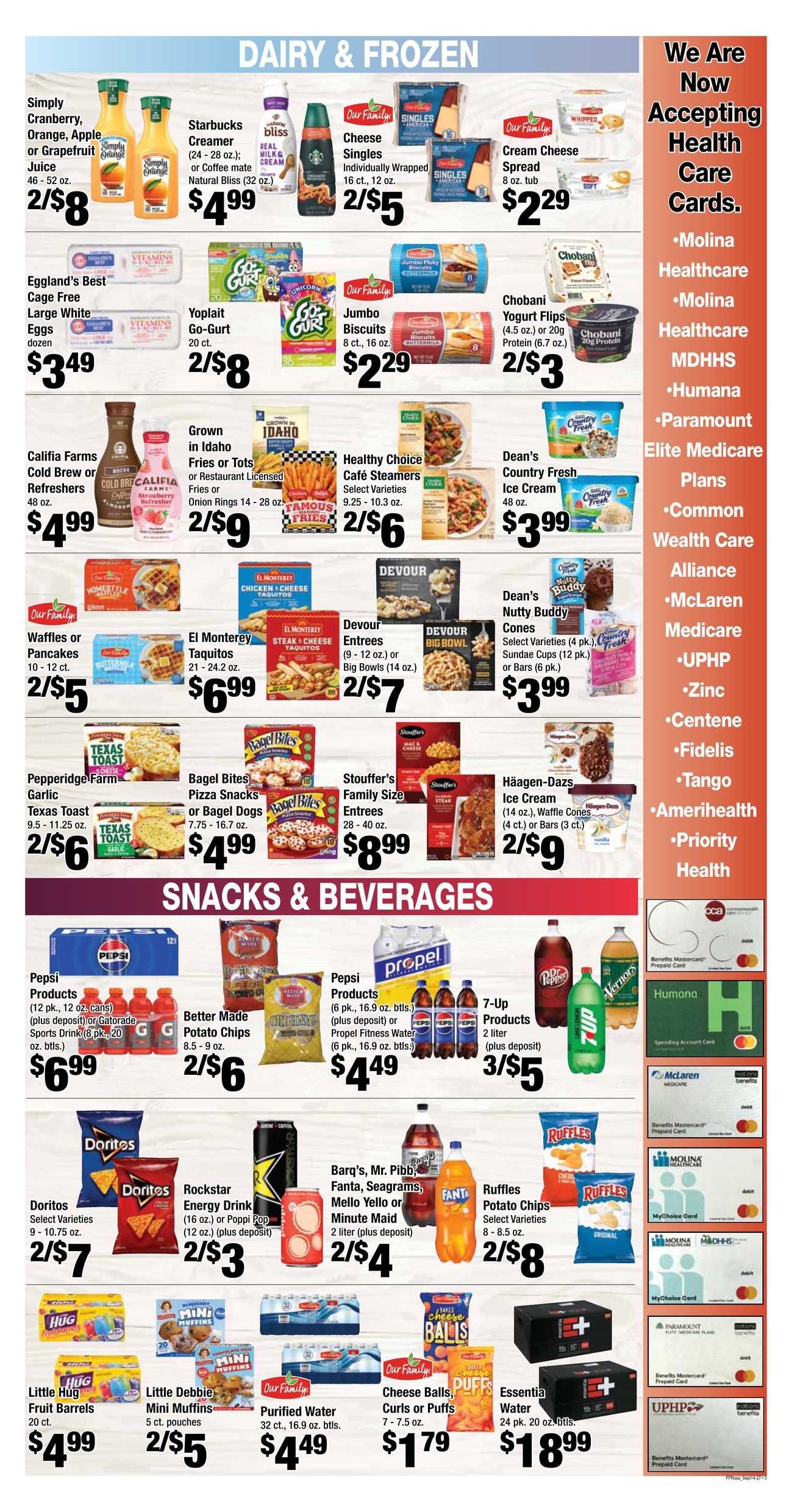 Family Foods SuperStore Weekly Ad September 25 - 27, 2026