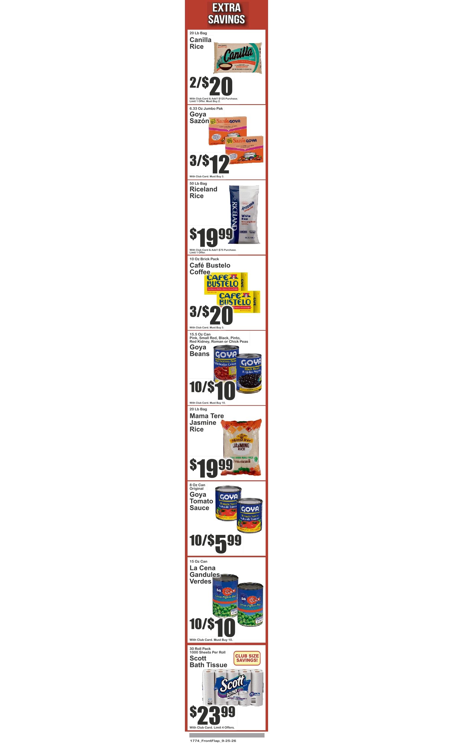 Food Dynasty (Bronx, NY) Key Food Weekly Ad September 25 - October 1, 2026