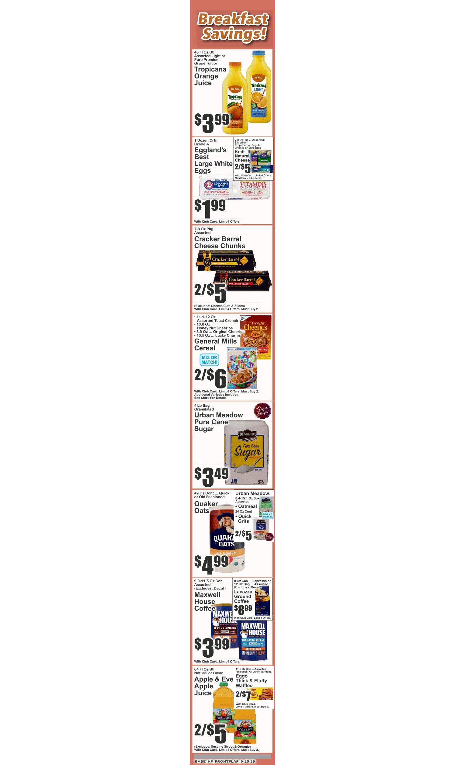 Halsey Traders Market (245 Malcolm X Blvd., Brooklyn, NY) Key Food Weekly Ad September 25 - October 1, 2026