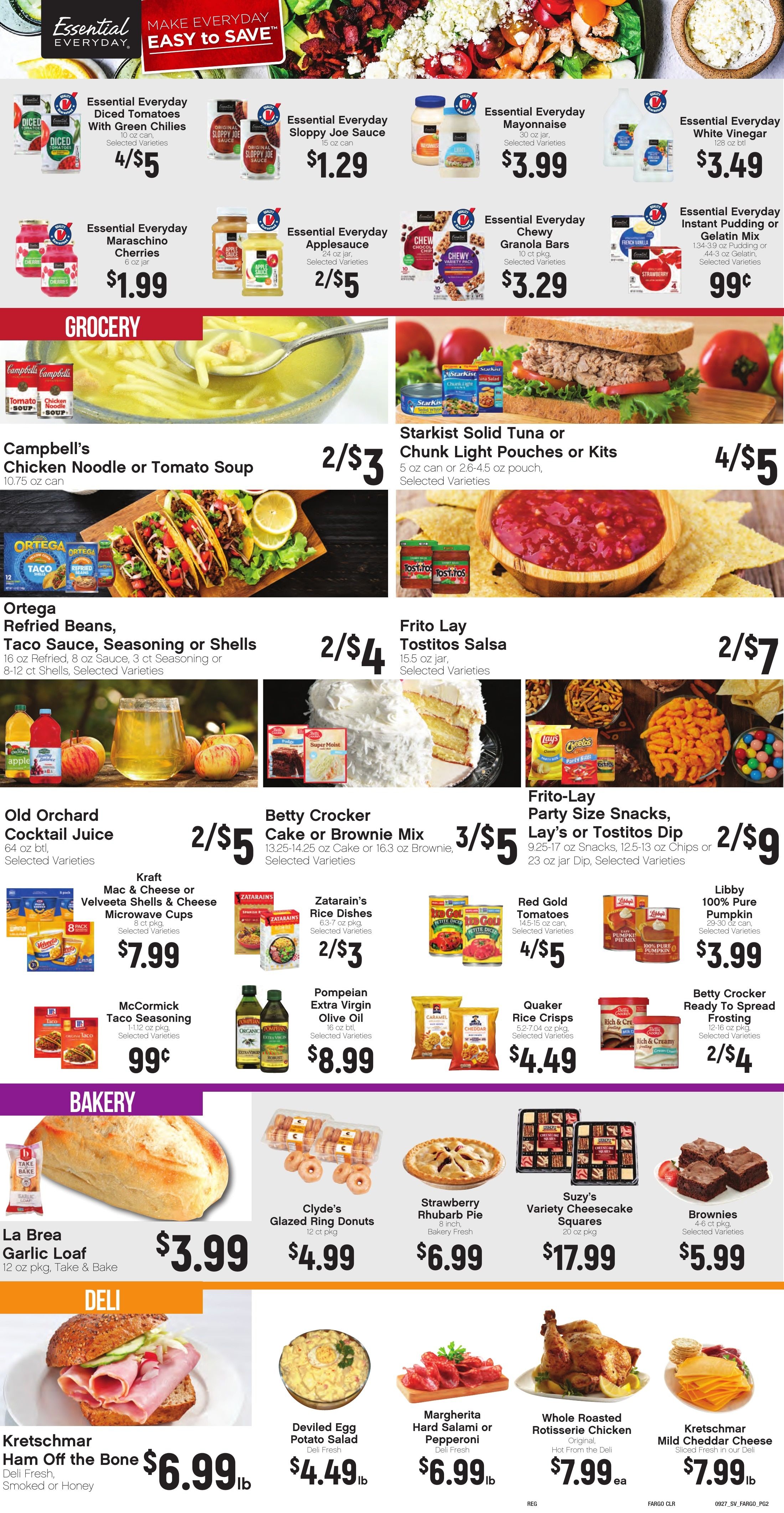 Krause's SuperValu Weekly Ad September 28 - October 4, 2026