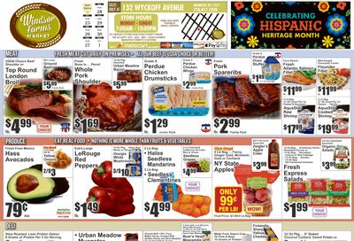 Windsor Farms Market (132 Wyckoff Avenue, Brooklyn, NY) Key Food Weekly Ad September 25 - October 1, 2026