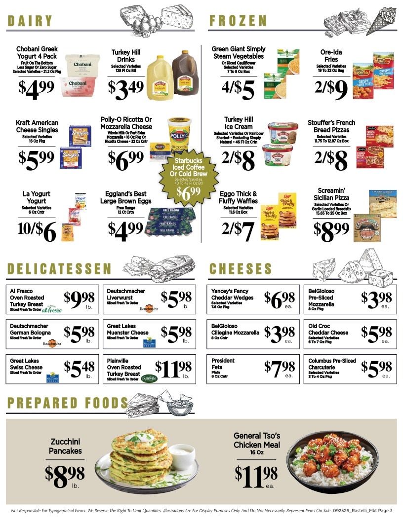 Rastelli Market Fresh Weekly Ad September 25 - October 8, 2026