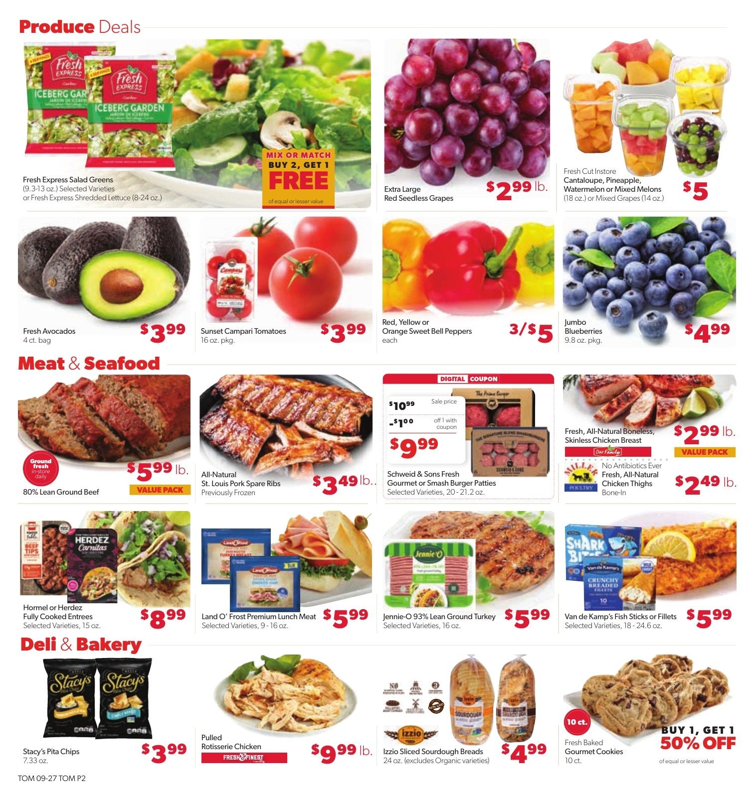 Tom's Food Center (Okemos, MI) Weekly Ad September 27 - October 3, 2026