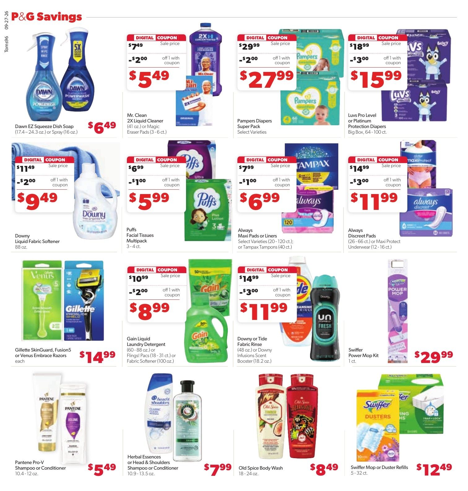 Tom's Food Center (Portland, MI) Weekly Ad September 27 - October 3, 2026