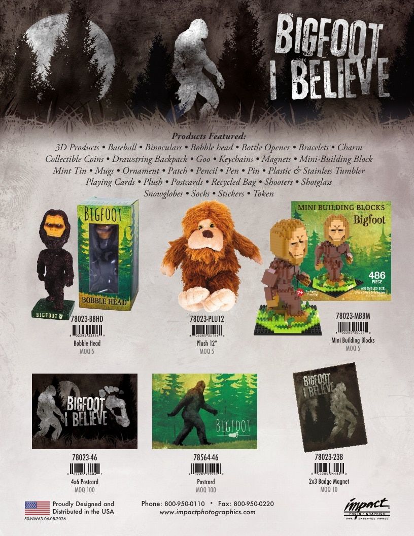 Impact Photographics Bigfoot Products Catalog Weekly Ad January 1 - December 31, 2026