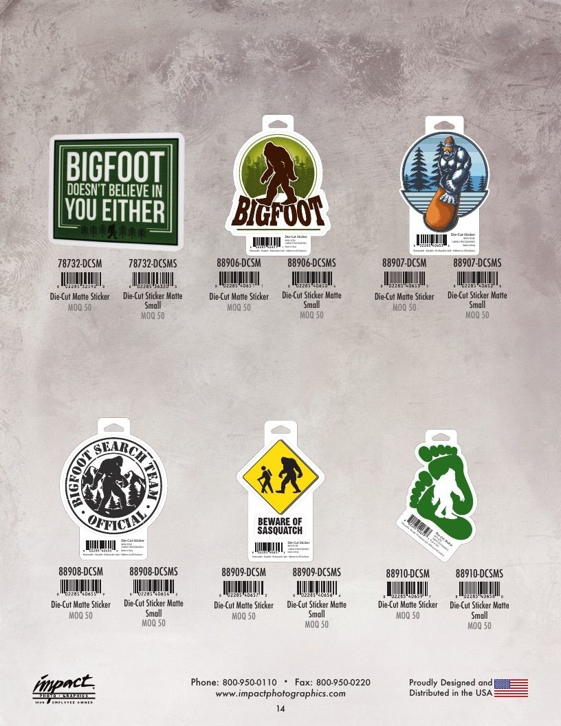 Impact Photographics Bigfoot Products Catalog Weekly Ad January 1 - December 31, 2026