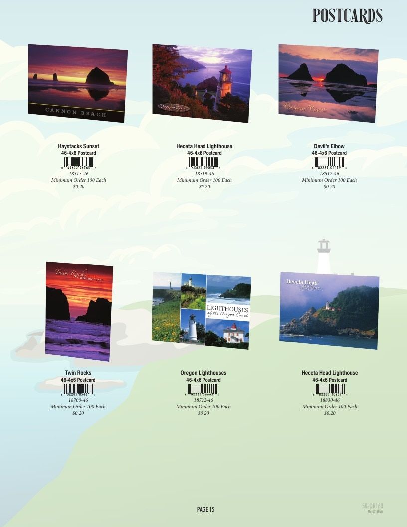 Impact Photographics Oregon Coast Products Catalog Weekly Ad January 1 - December 31, 2026