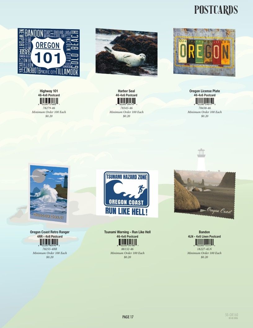 Impact Photographics Oregon Coast Products Catalog Weekly Ad January 1 - December 31, 2026