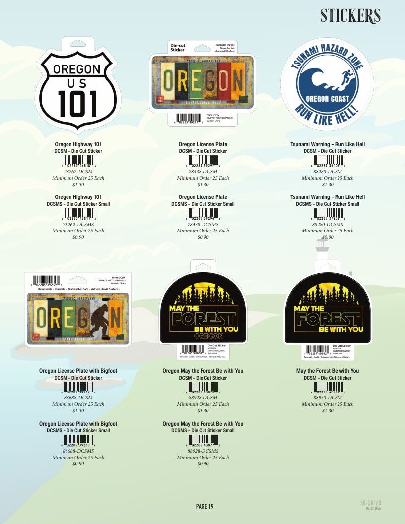 Impact Photographics Oregon Coast Products Catalog Weekly Ad January 1 - December 31, 2026