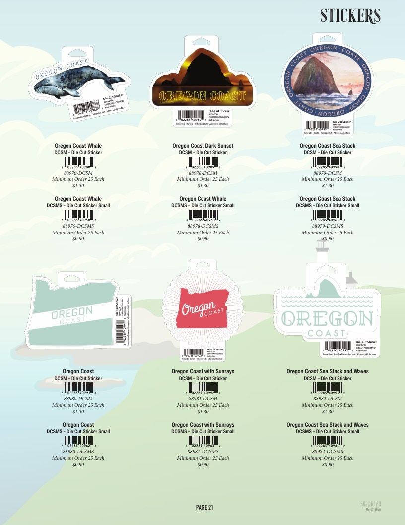Impact Photographics Oregon Coast Products Catalog Weekly Ad January 1 - December 31, 2026