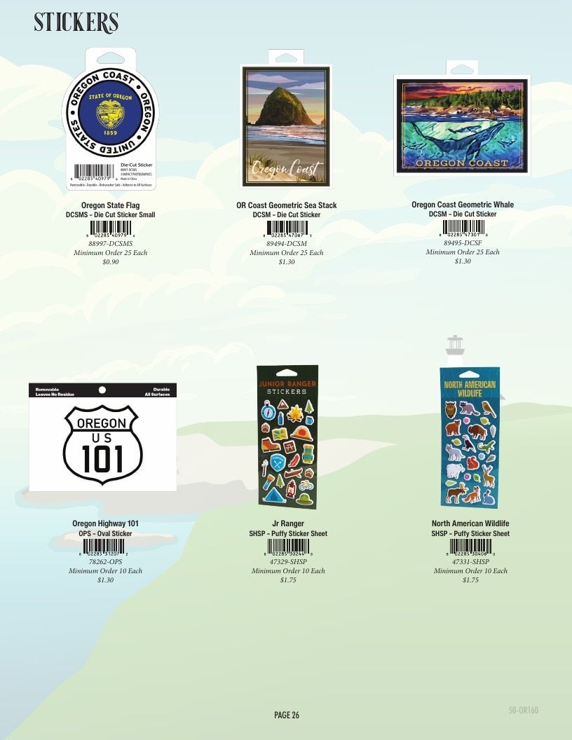 Impact Photographics Oregon Coast Products Catalog Weekly Ad January 1 - December 31, 2026