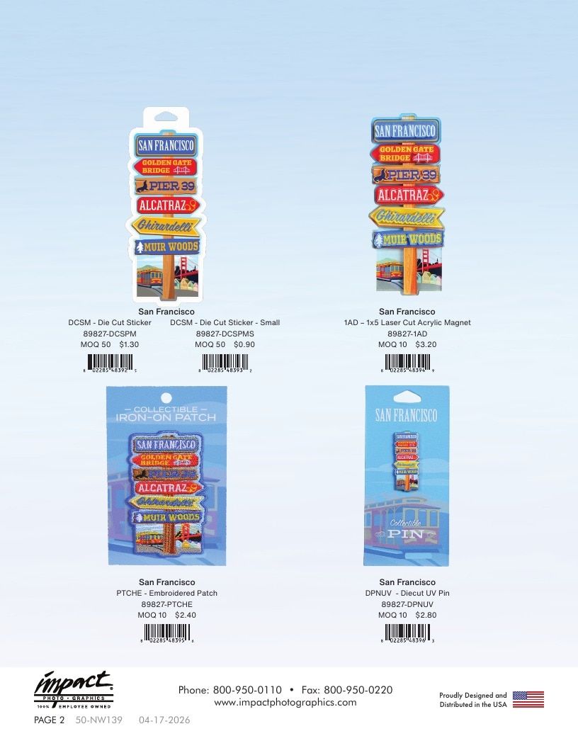 Impact Photographics San Francisco Products Catalog Weekly Ad January 1 - December 31, 2026