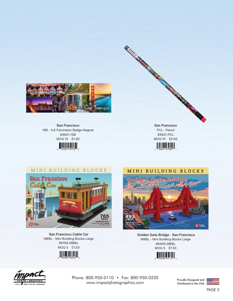 Impact Photographics San Francisco Products Catalog Weekly Ad January 1 - December 31, 2026