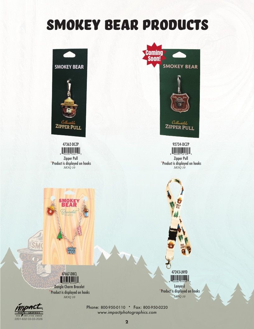 Impact Photographics Smokey Bear Catalog Weekly Ad January 1 - December 31, 2026