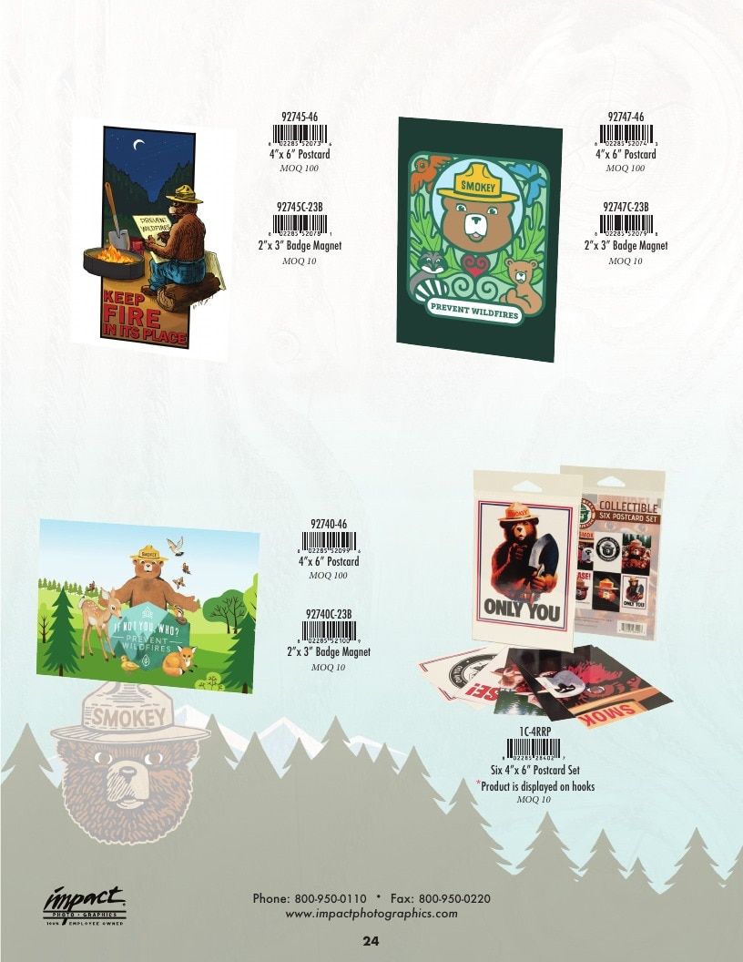 Impact Photographics Smokey Bear Catalog Weekly Ad January 1 - December 31, 2026