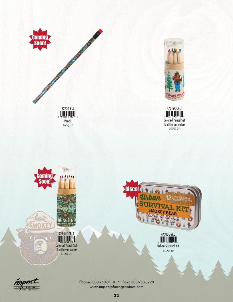 Impact Photographics Smokey Bear Catalog Weekly Ad January 1 - December 31, 2026