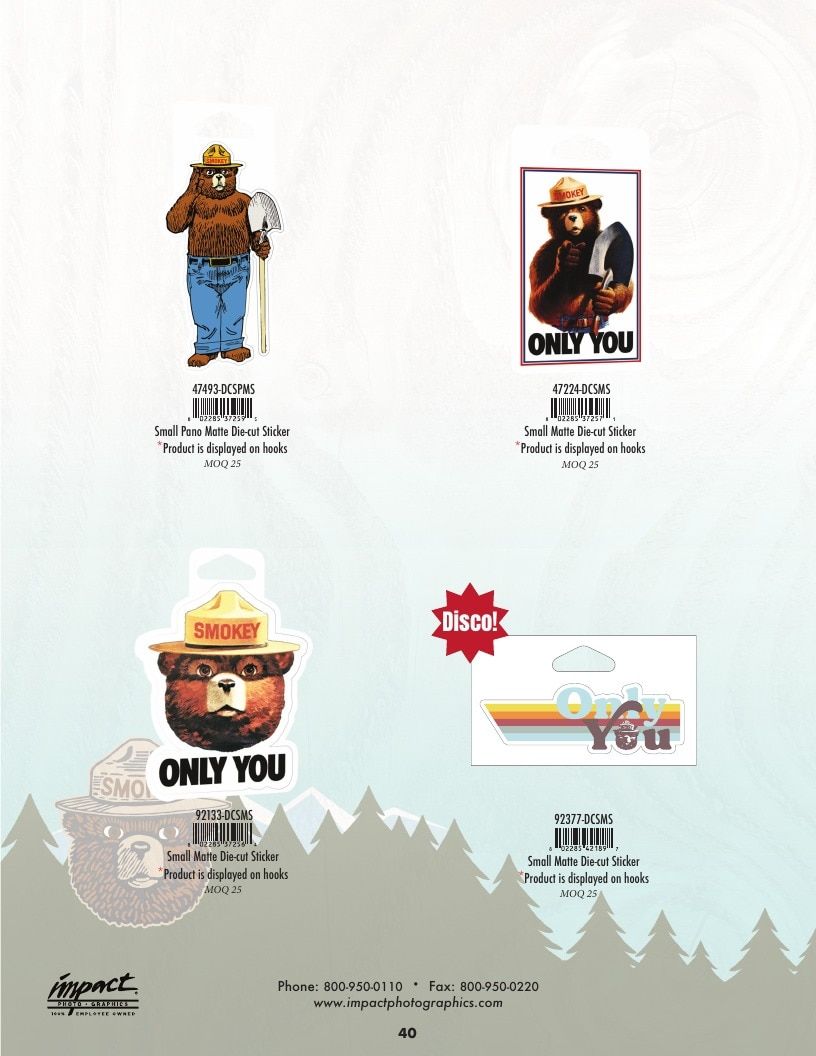 Impact Photographics Smokey Bear Catalog Weekly Ad January 1 - December 31, 2026