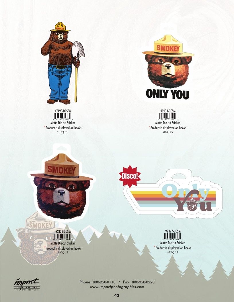 Impact Photographics Smokey Bear Catalog Weekly Ad January 1 - December 31, 2026