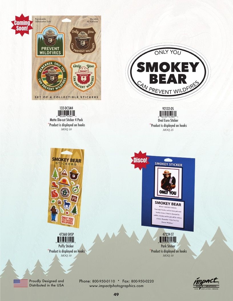 Impact Photographics Smokey Bear Catalog Weekly Ad January 1 - December 31, 2026