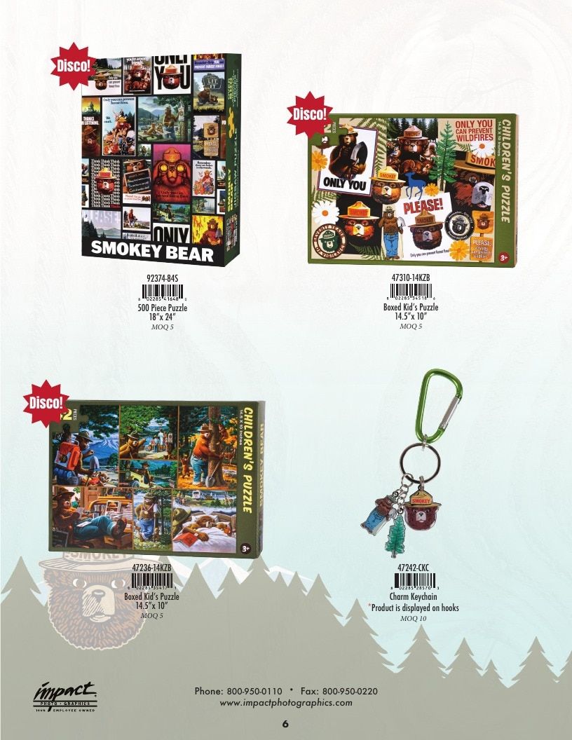 Impact Photographics Smokey Bear Catalog Weekly Ad January 1 - December 31, 2026
