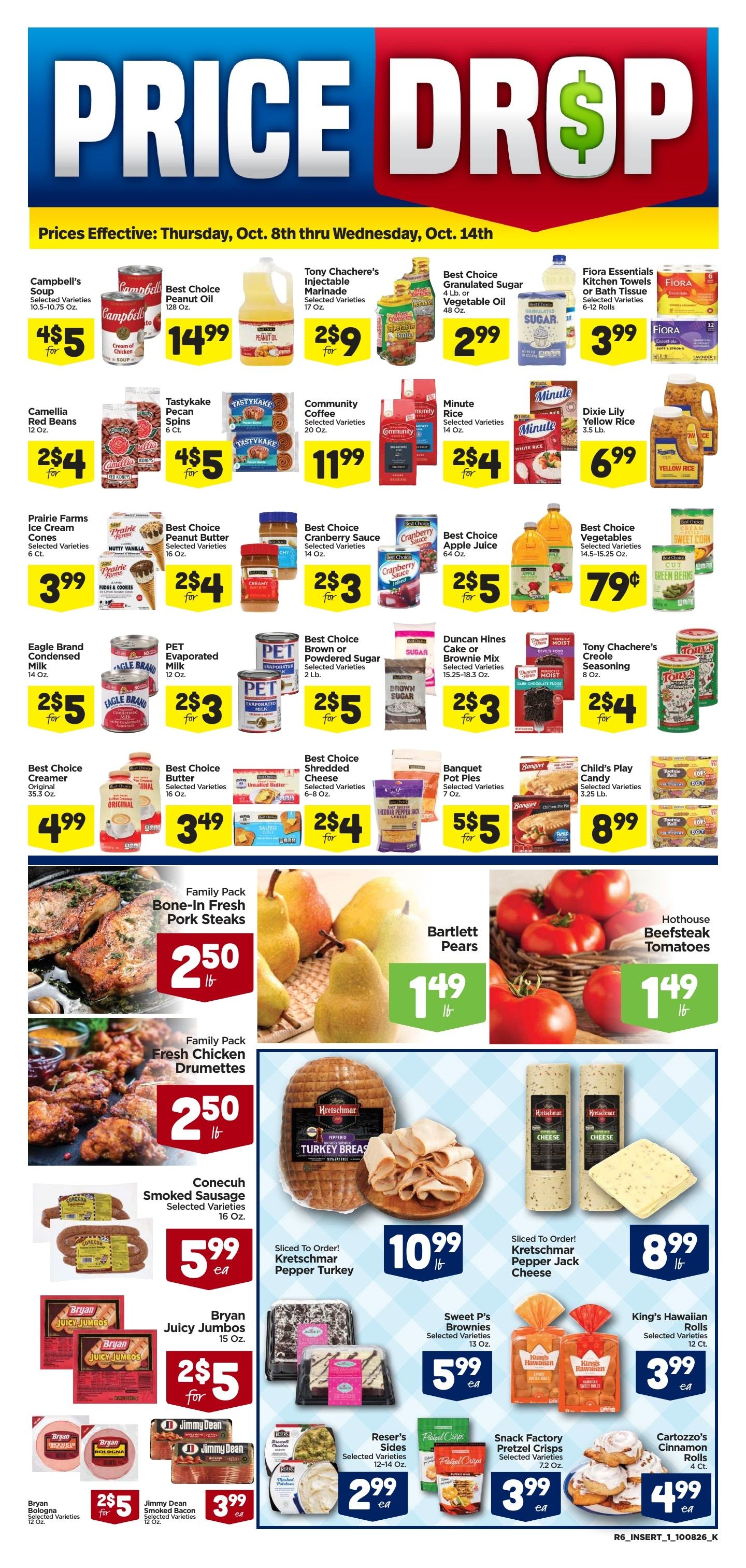 Jubilee Foods Pearl River Weekly Ad October 8 - 14, 2026