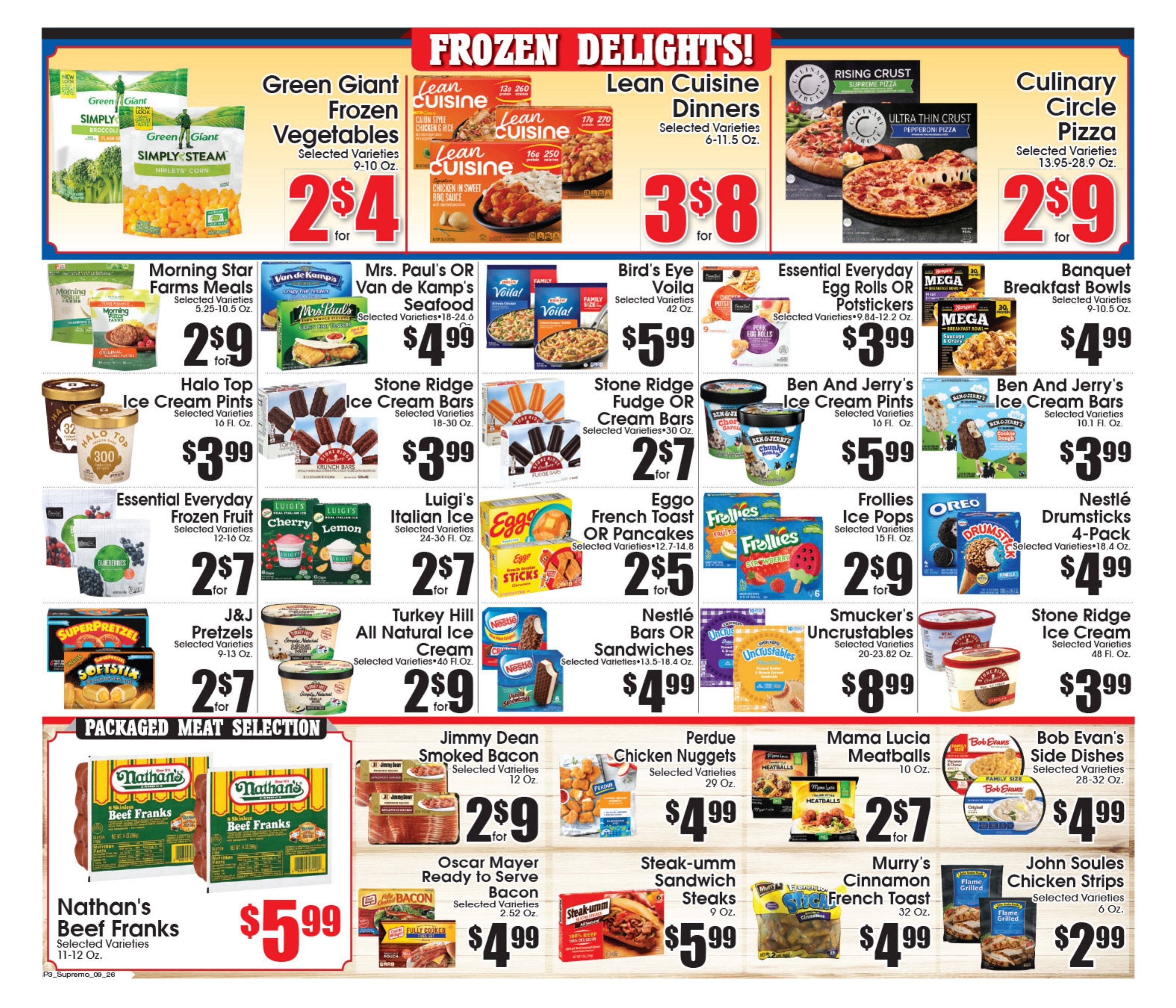 Supremo Food Markets Weekly Ad September 26 - October 2, 2026
