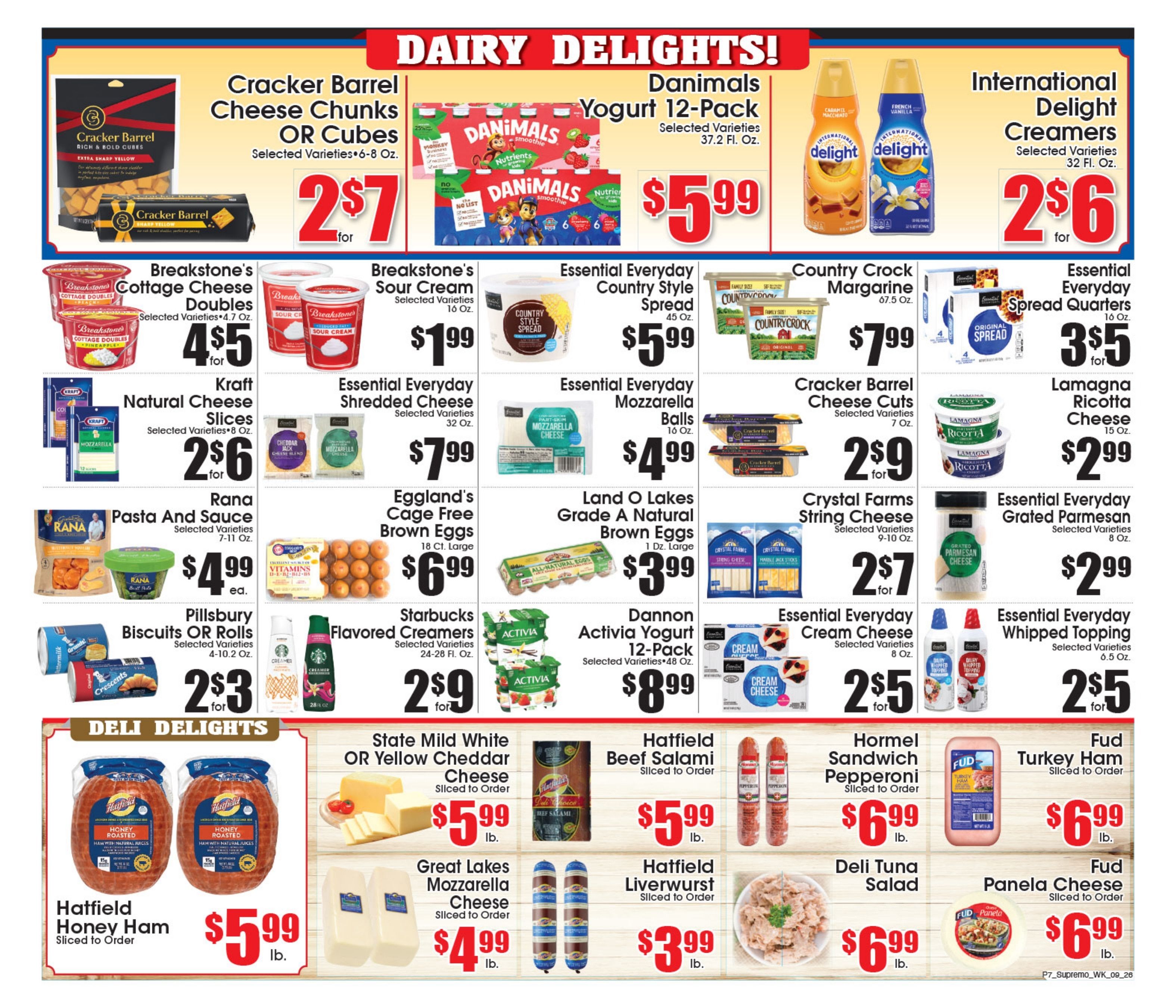 Supremo Food Markets Weekly Ad September 26 - October 2, 2026