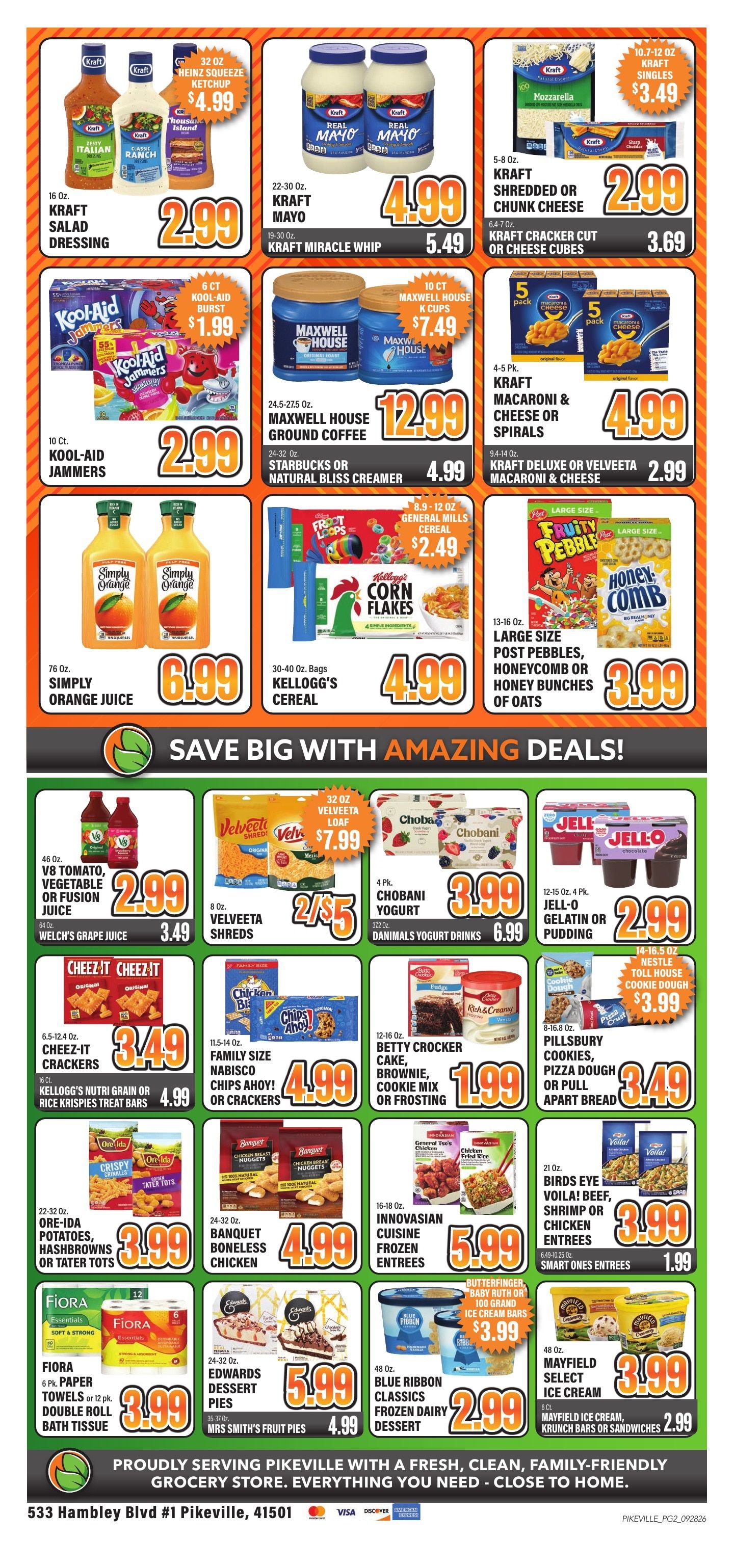 Pikeville Fresh Market Weekly Ad September 27 - October 4, 2026