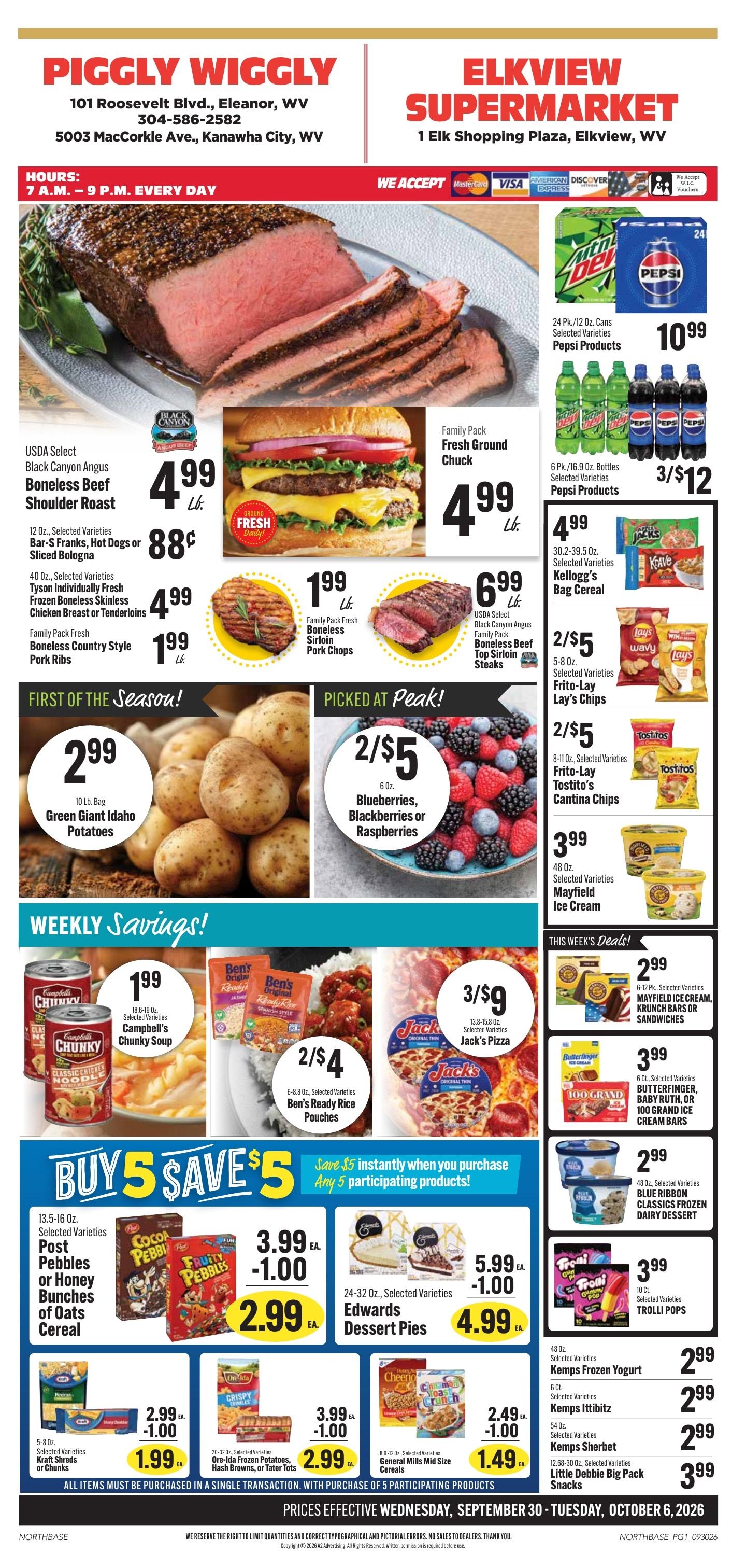 Poca Supermarket Weekly Ad September 30 - October 6, 2026