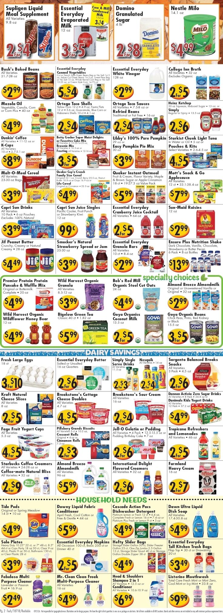 Ideal Food Basket (Brooklyn and Jamaica, NY) Weekly Ad September 25 - October 1, 2026