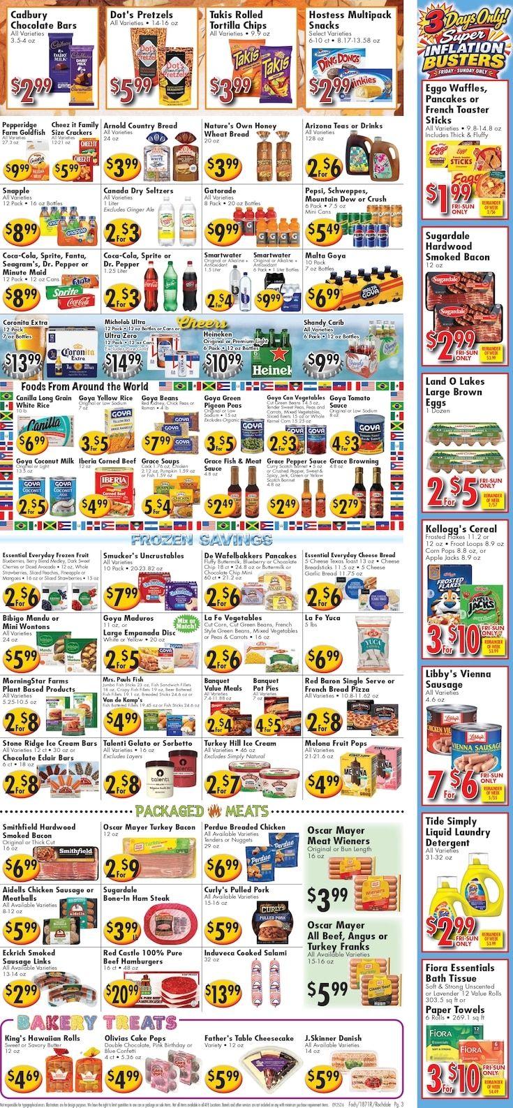 Ideal Food Basket (Brooklyn and Jamaica, NY) Weekly Ad September 25 - October 1, 2026