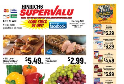 Hinrichs SuperValu Weekly Ad September 28 - October 4, 2026