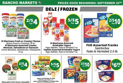 Rancho Markets (Utah) Weekly Ad September 22 - 28, 2026