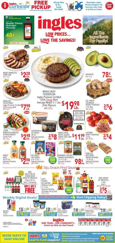 Ingles Markets (Sandy Springs Area, GA) Weekly Ad September 23 - 29, 2026