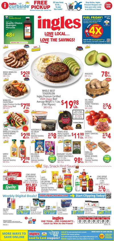 Ingles Markets (Asheville Area, NC) Weekly Ad September 23 - 29, 2026