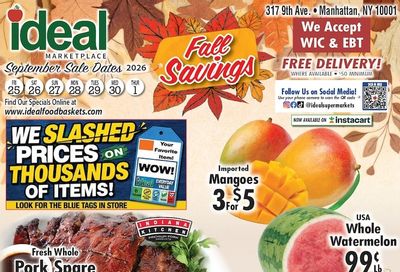 Ideal Food Basket (New York, NY) Weekly Ad September 25 - October 1, 2026