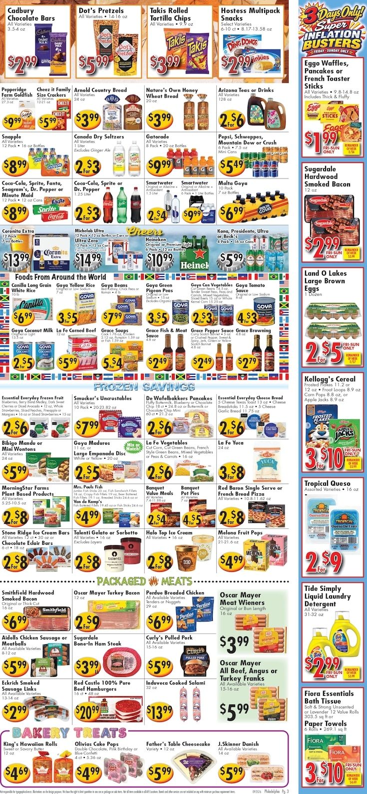 Ideal Food Basket (Philadelphia, PA) Weekly Ad September 25 - October 1, 2026