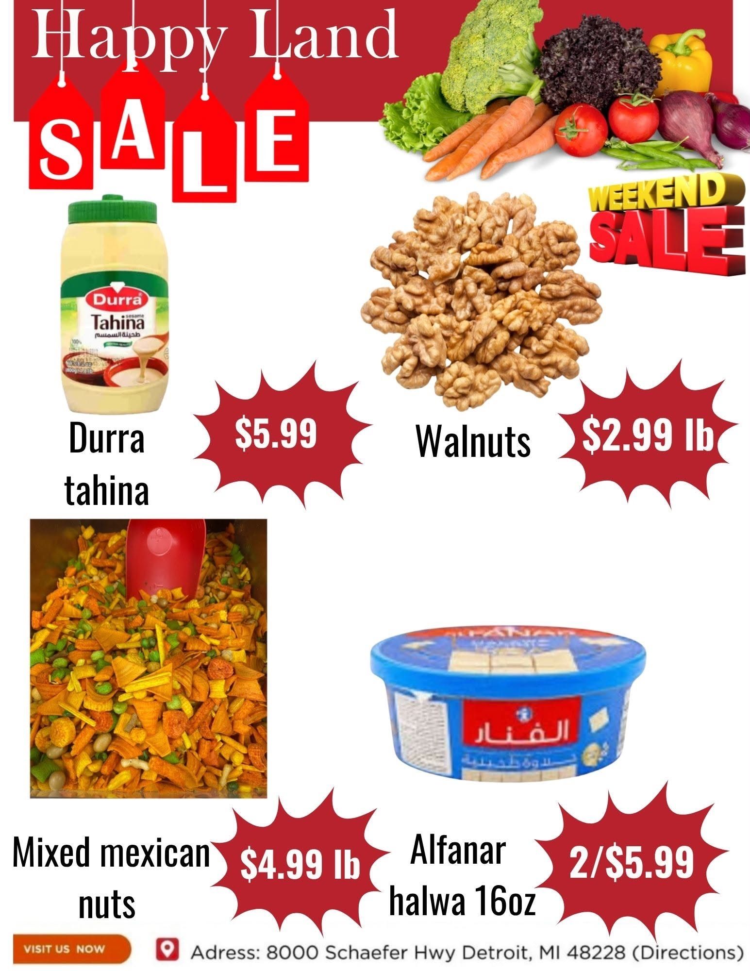 Happy Land Market (8000 Schaefer Highway, Detroit, MI) Weekly Ad September 26 - 26, 2026