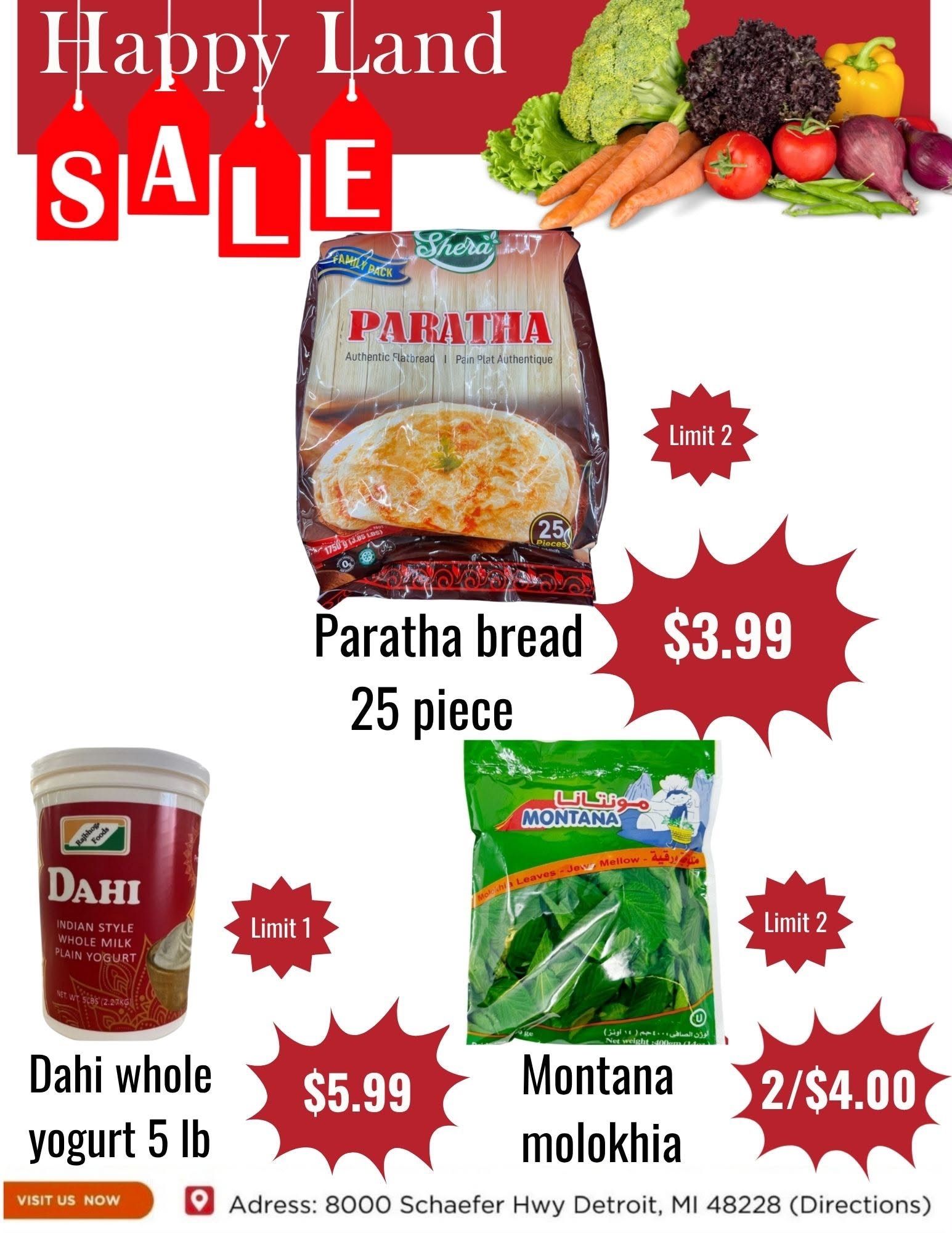 Happy Land Market (8000 Schaefer Highway, Detroit, MI) Weekly Ad September 26 - 26, 2026