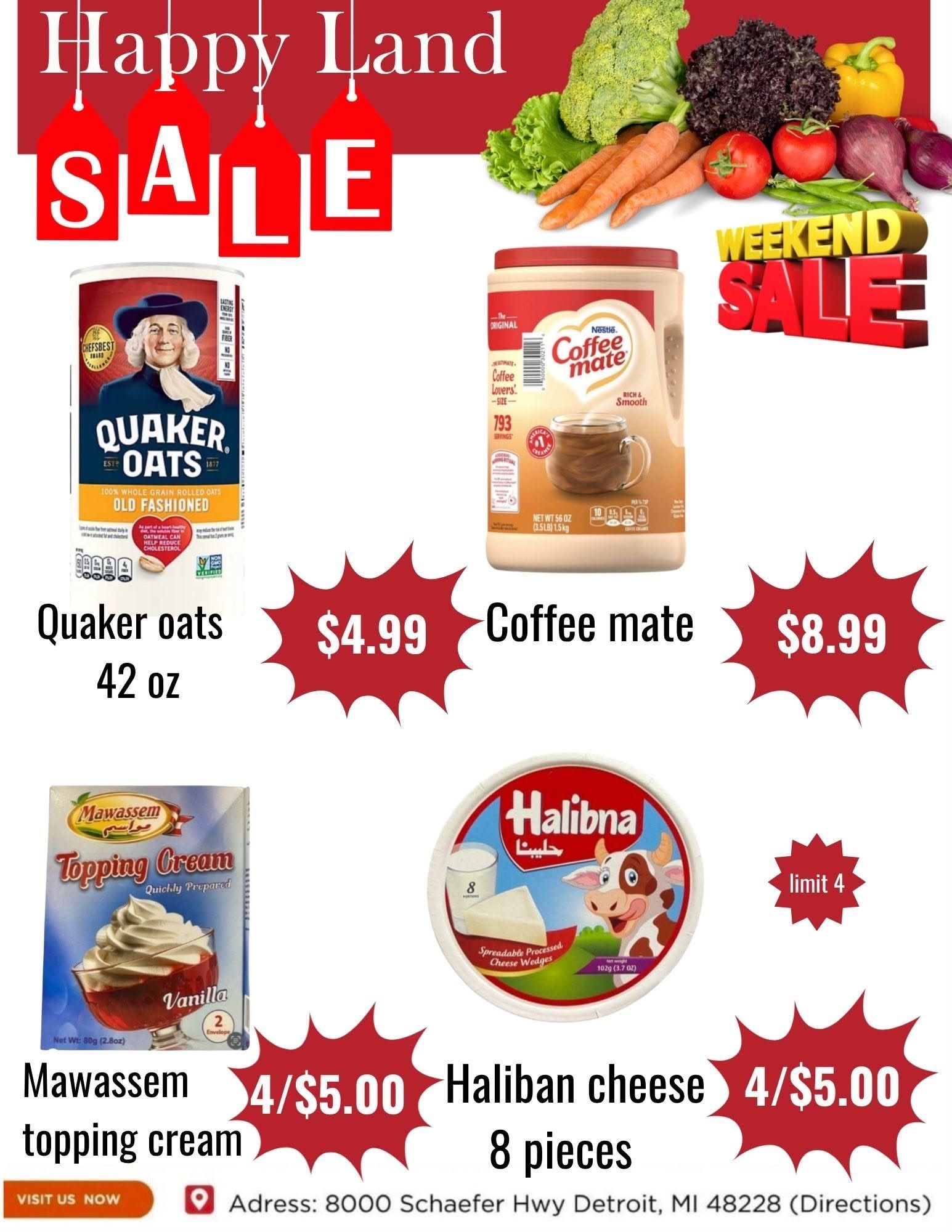 Happy Land Market (8000 Schaefer Highway, Detroit, MI) Weekly Ad September 26 - 26, 2026