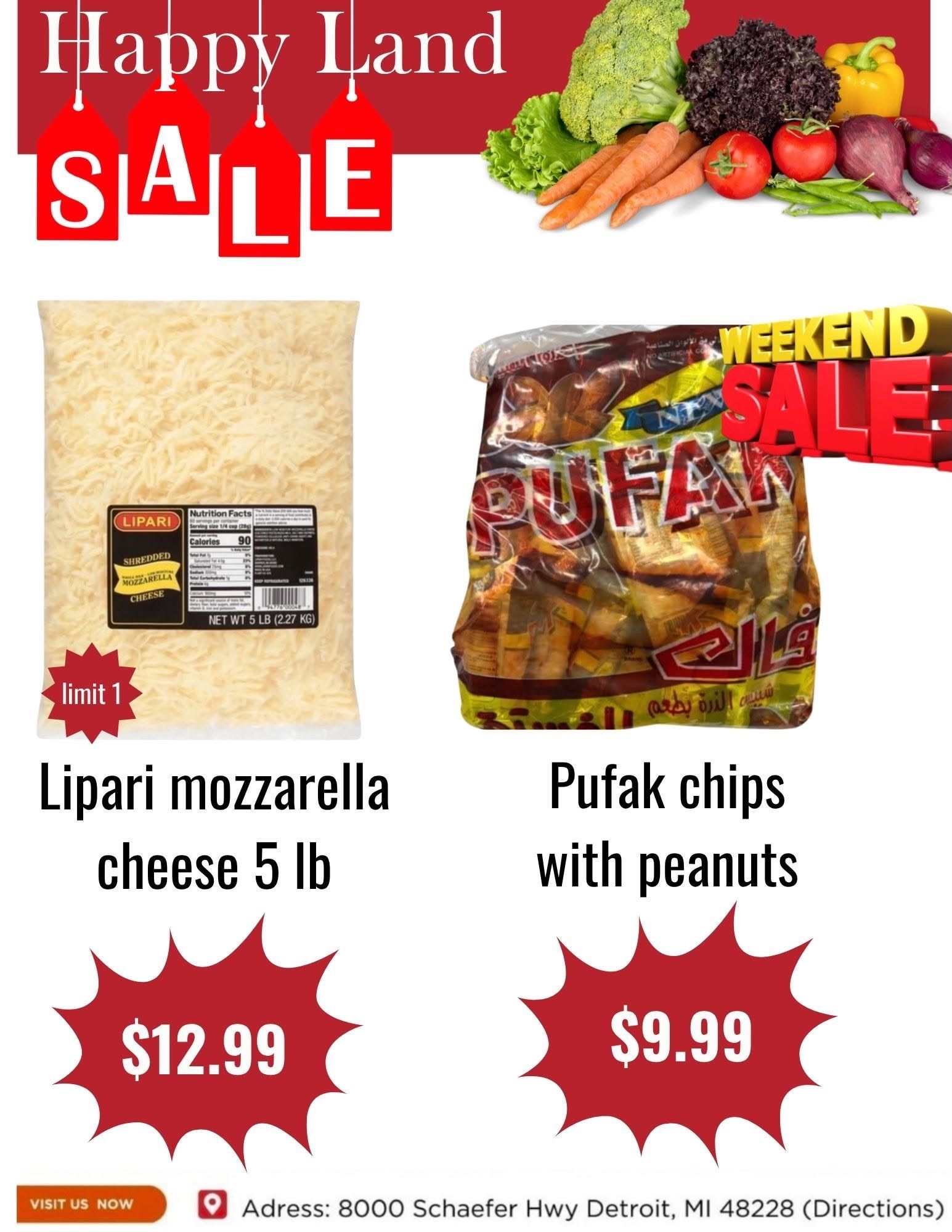 Happy Land Market (8000 Schaefer Highway, Detroit, MI) Weekly Ad September 26 - 26, 2026