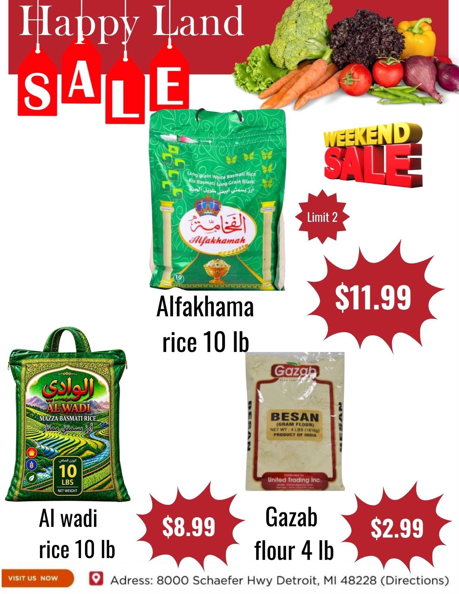 Happy Land Market (8000 Schaefer Highway, Detroit, MI) Weekly Ad September 26 - 26, 2026