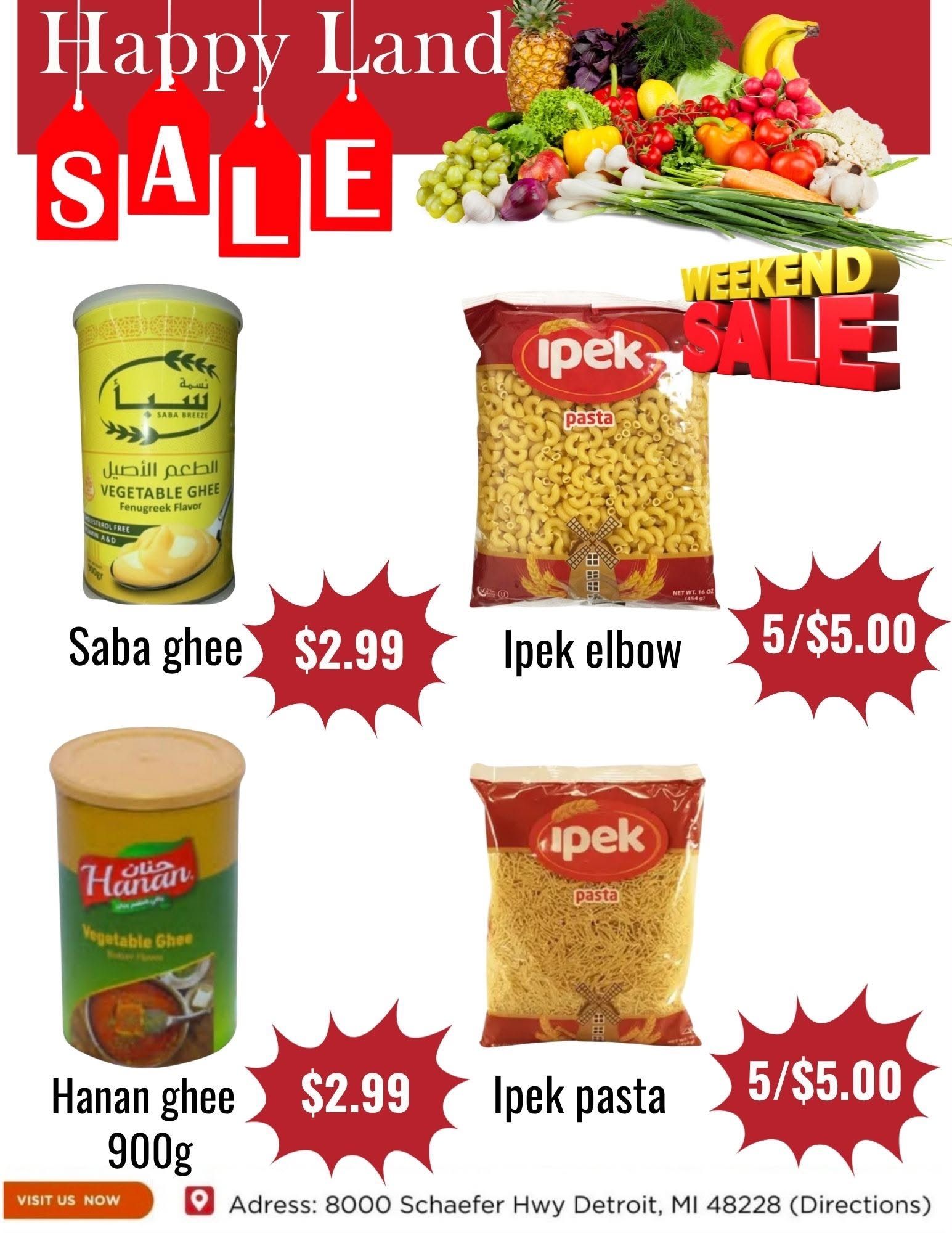 Happy Land Market (8000 Schaefer Highway, Detroit, MI) Weekly Ad September 26 - 26, 2026