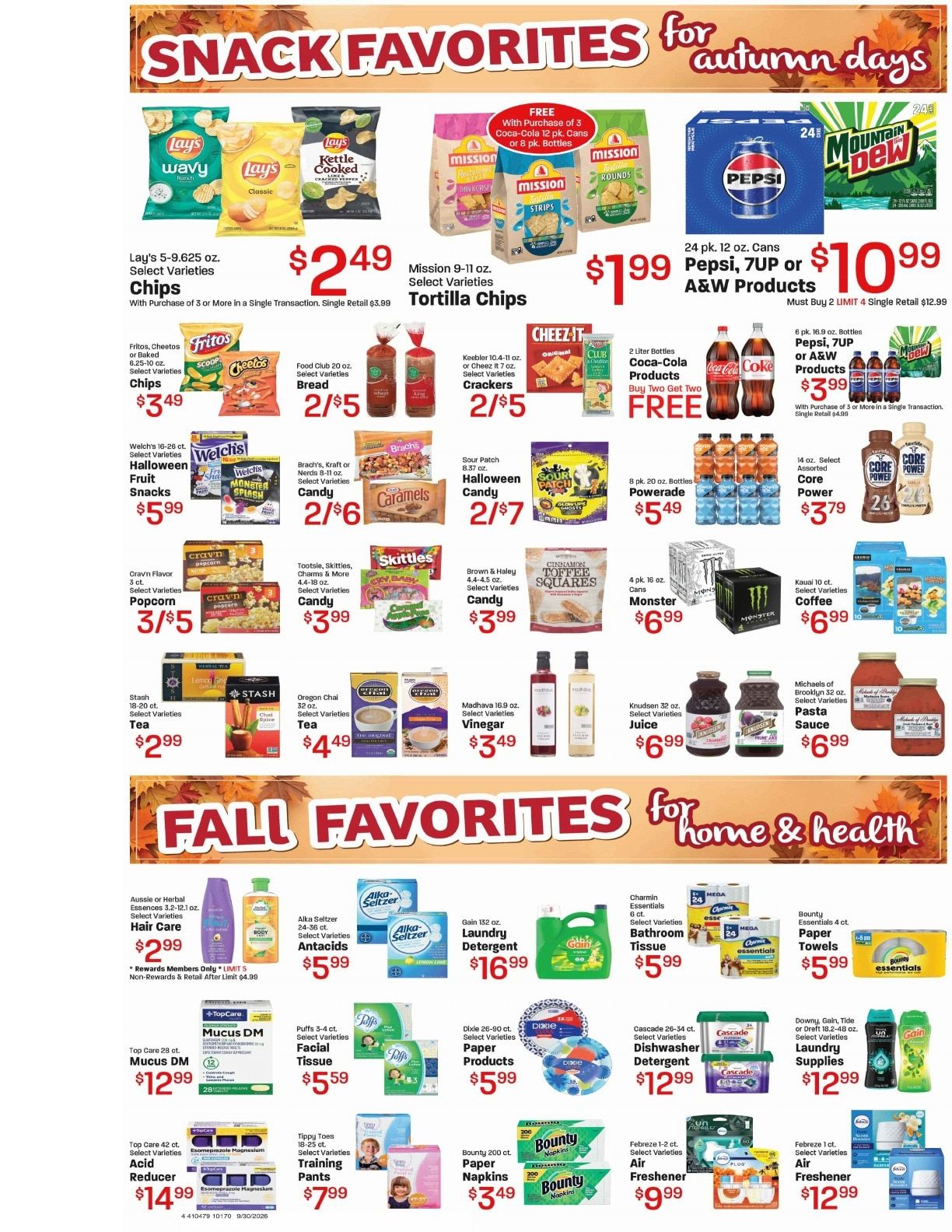 Al's Foodtown Weekly Ad September 29 - October 5, 2026