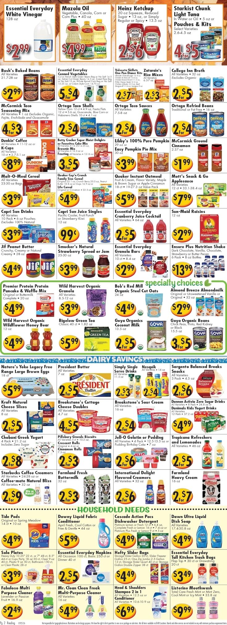 Ideal Food Basket (733 Lancaster Ave, Reading, PA) Weekly Ad October 2 - 8, 2026
