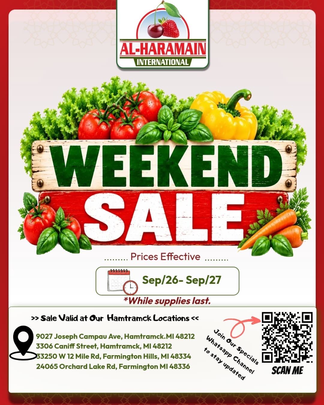 Al-Haramain International Weekly Ad September 26 - 27, 2026