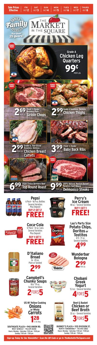 The Market in the Square Weekly Ad October 2 - 8, 2026