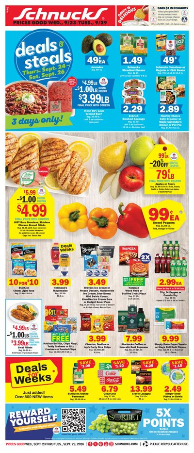 Schnucks (Simpson Area, IL) Weekly Print Weekly Ad September 23 - 29, 2026